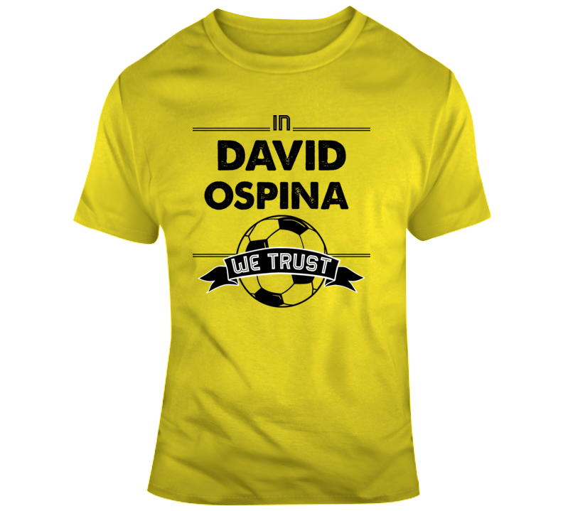 David Ospina Columbia Goal World Soccer Football Futbol T Shirt