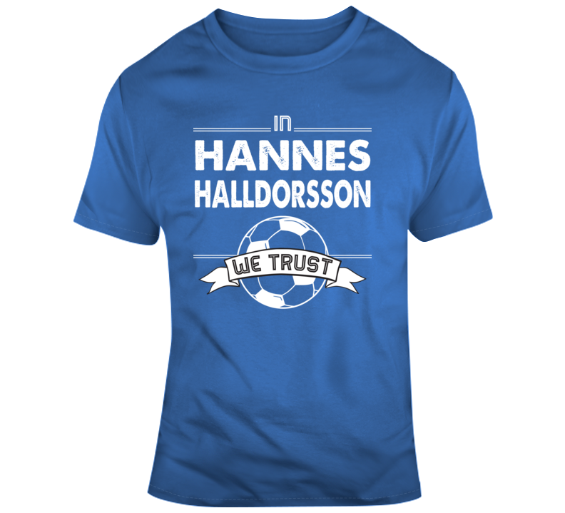 Hannes Halldorsson Iceland Goal World Soccer Football Futbol T Shirt