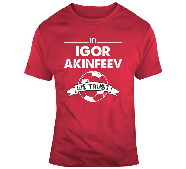 Igor Akinfeev Russia Goal World Soccer Football Futbol T Shirt