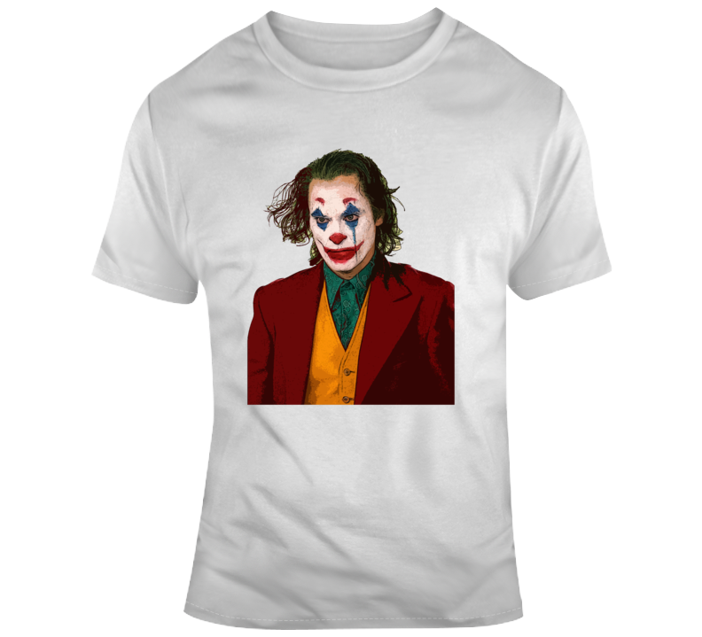 Joaquin Phoenix Joker Movie Fanboy Comic Book Villain T Shirt