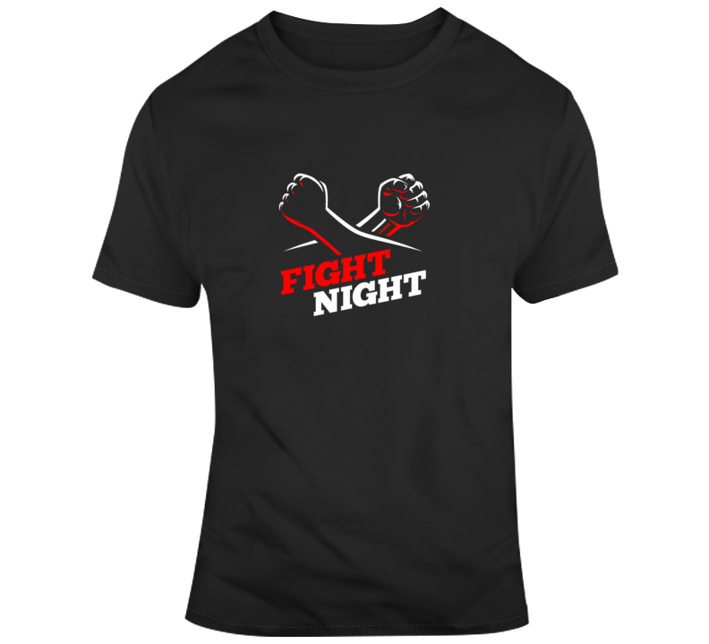 Fight Night Mma Boxing T Shirt