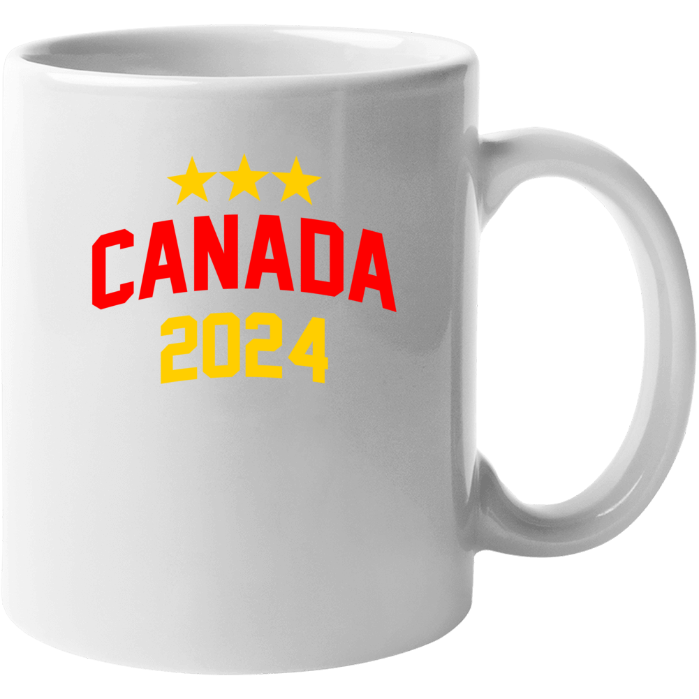 Canada 2024 Paris Gold Metal Mug