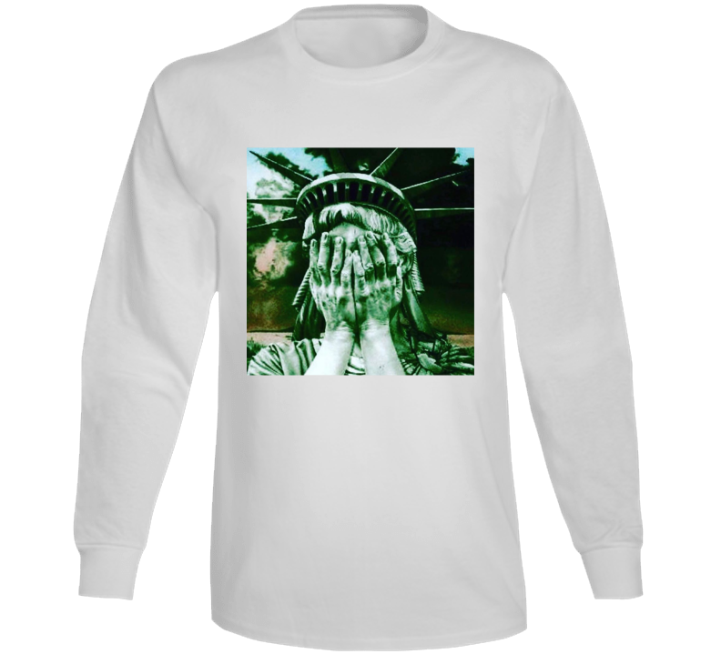 Statue Of Liberty Usa Shame Protest Gear Long Sleeve