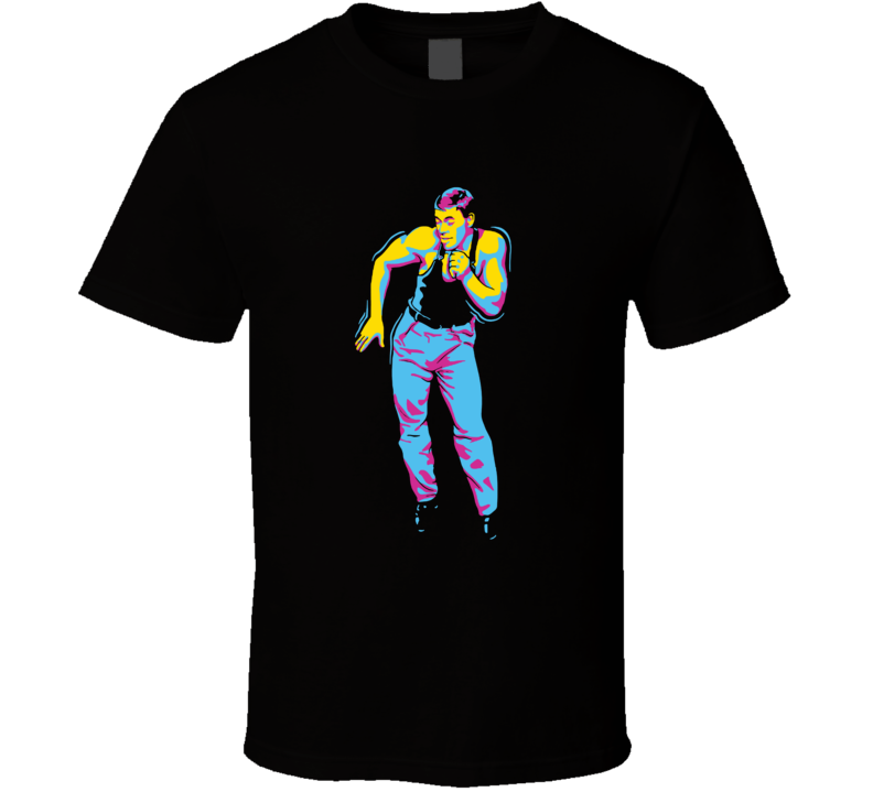 Jean Claude Van Damme Dancing Funny Karate Mma Fan T Shirt
