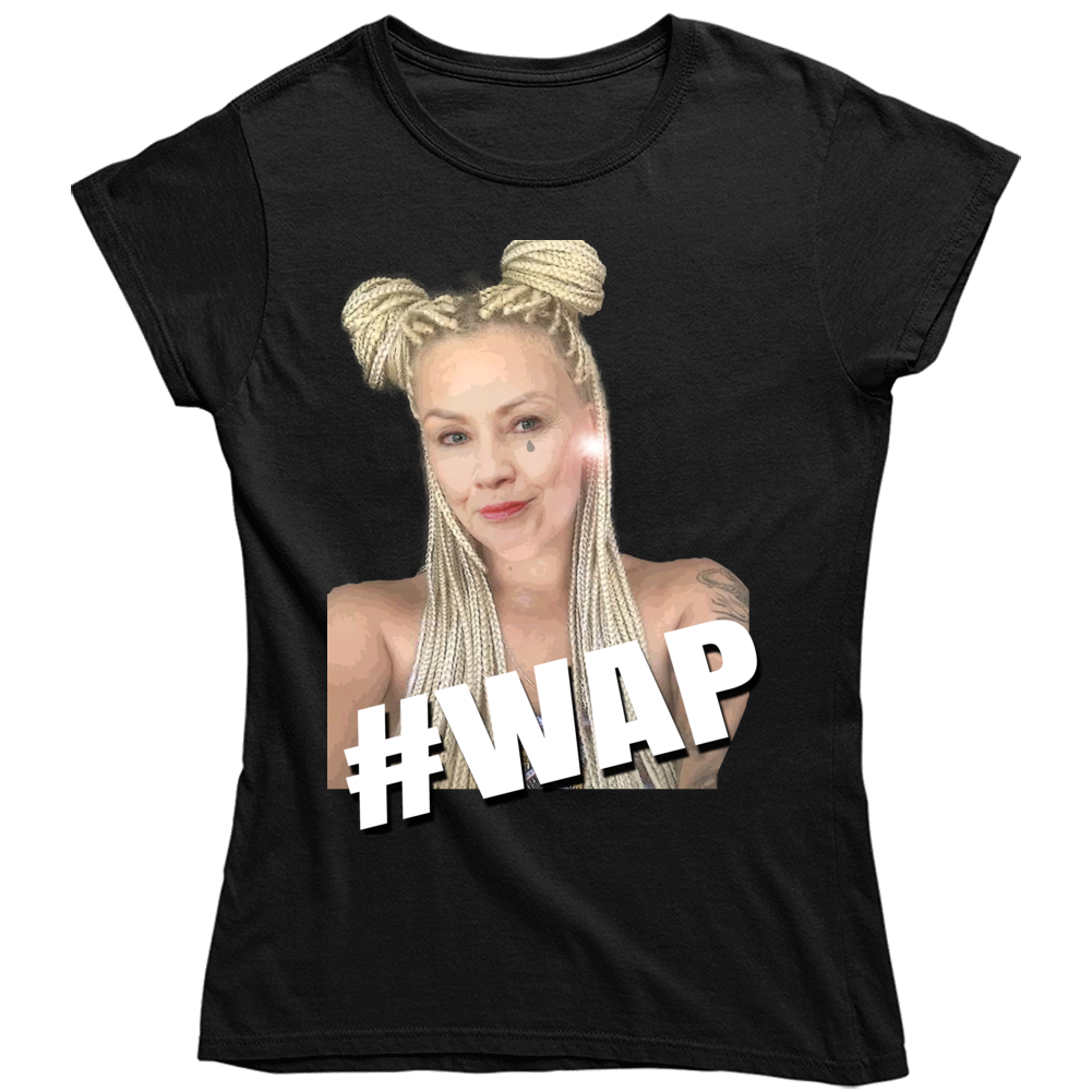Hilary Braids Wap Hip Hop Nasty Fan Ladies T Shirt