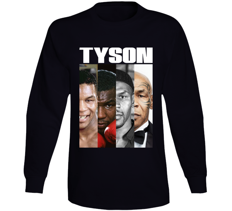 Mike Tyson Baddest Man On The Planet Boxing Fan Long Sleeve T Shirt