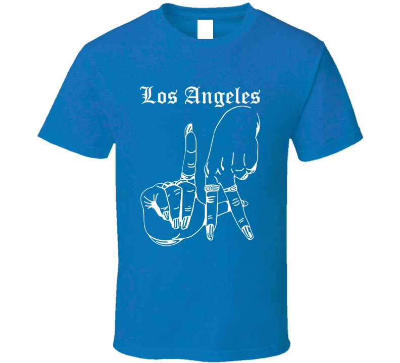 La Fingers Baseball Los Angeles Champs Sports Fan T Shirt