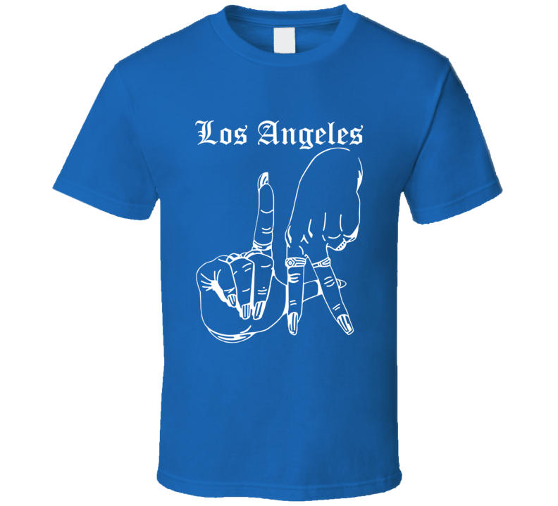 La Fingers Baseball Los Angeles Champs Fan T Shirt