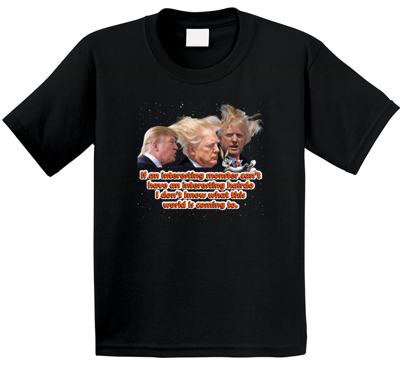 Interesting Monster Parody Bugs Trump Funny Hairdo T Shirt