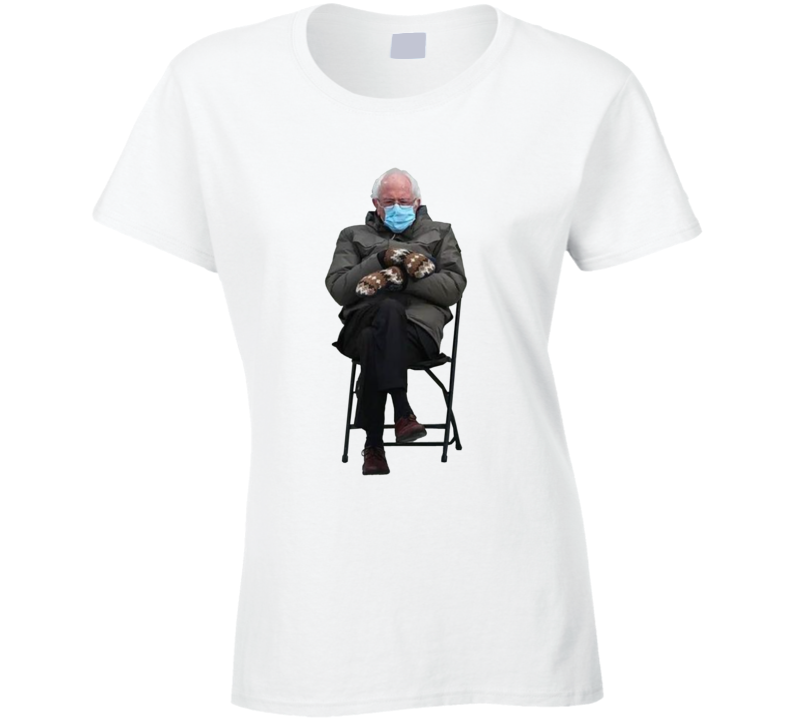 Bernie Sanders Senator Usa Politician Funny Parody Ladies T Shirt