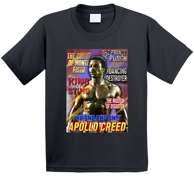 Apollo Creed Rocky Boxing Movie Fan Retro T Shirt