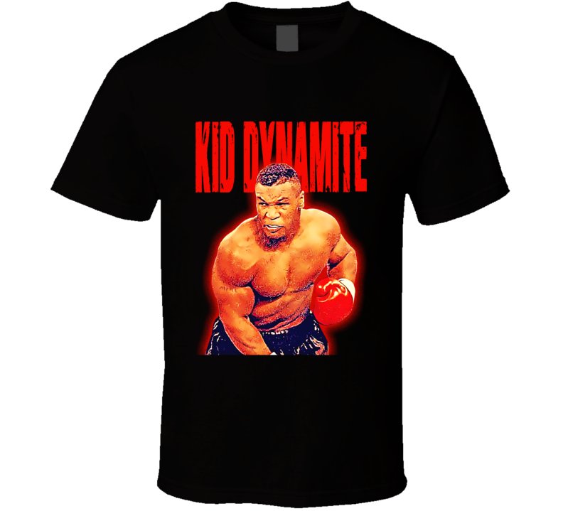 Mike Tyson Kid Dynamite Boxing Champ Legend Fan T Shirt