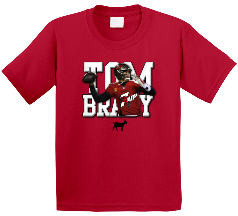 Tom Brady Goat 7 Rings Champs Tampa Fan T Shirt