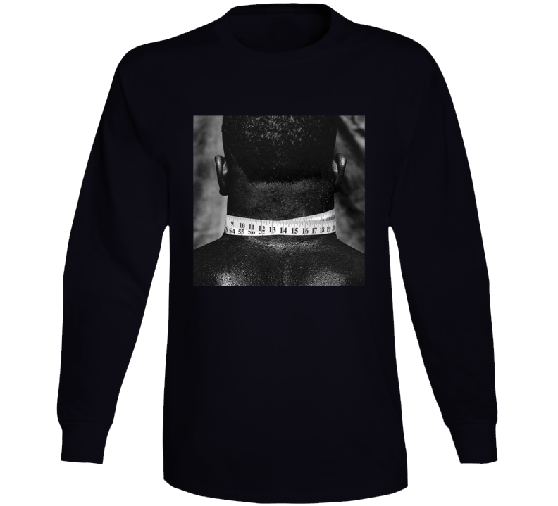 Mike Tyson Neck Measurement Boxing Fan Long Sleeve T Shirt