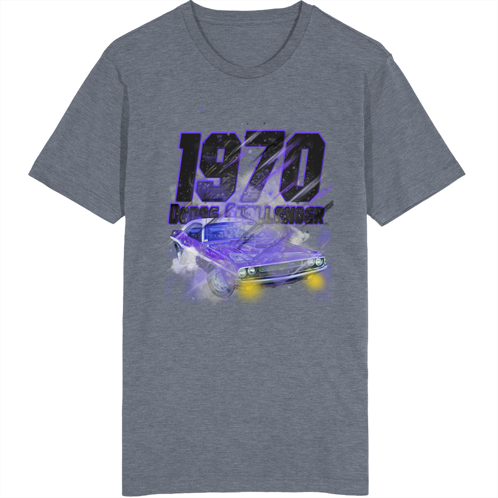 1970 Dodge Challenger Legendary Muscle Car Lover Fan T Shirt