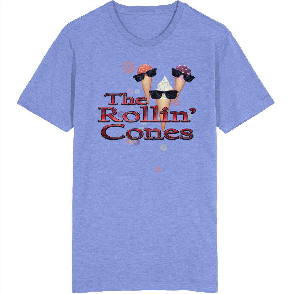 The Rollin' Cones Parody Rock Ice Cream Funny T Shirt