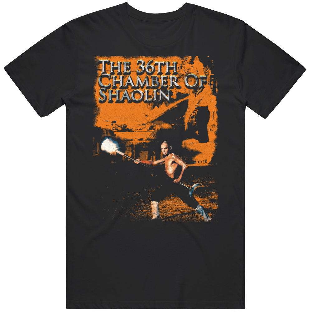 The 36th Chamber Of The Shaolin Kung Fu Movie Fan T Shirt