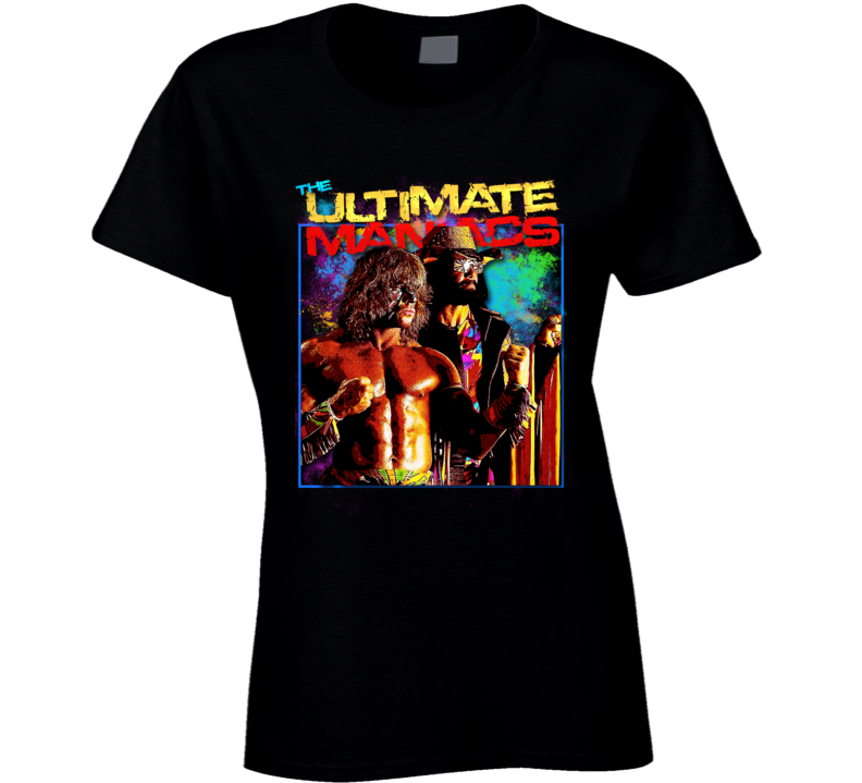 The Ultimate Maniacs Macho Man Randy Savage Warrior Fan Legends Ladies T Shirt