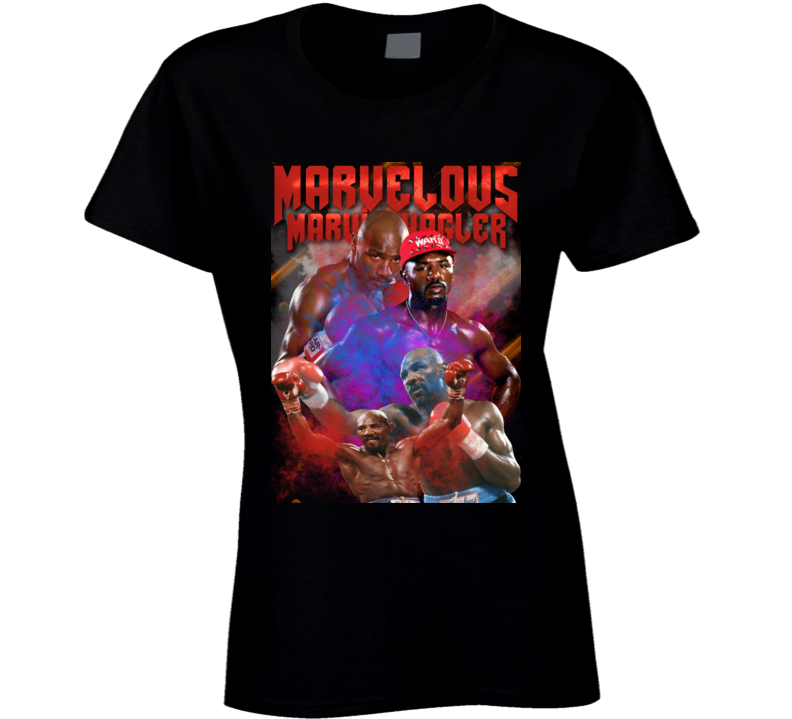 Marvelous Marvin Hagler Boxer Boxing Legend Fan Ladies T Shirt