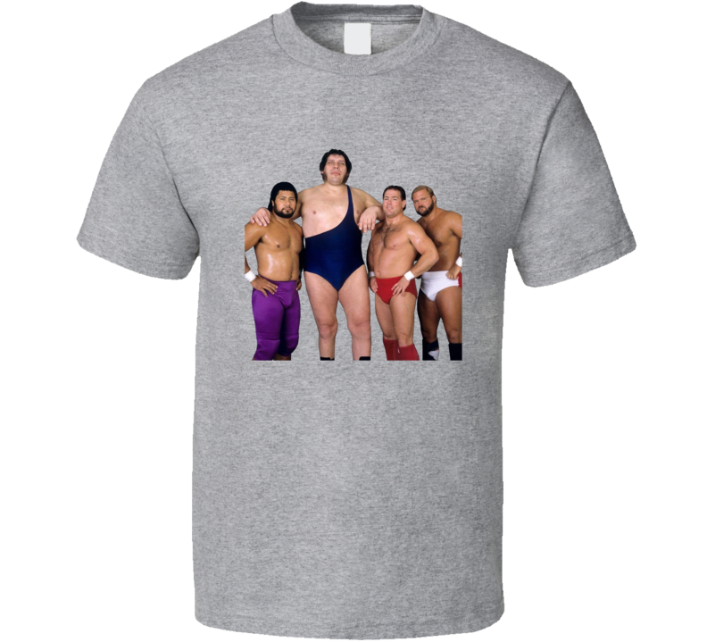 Andre The Giant Haku Arn And Tully Blanchard Wrestlers T Shirt
