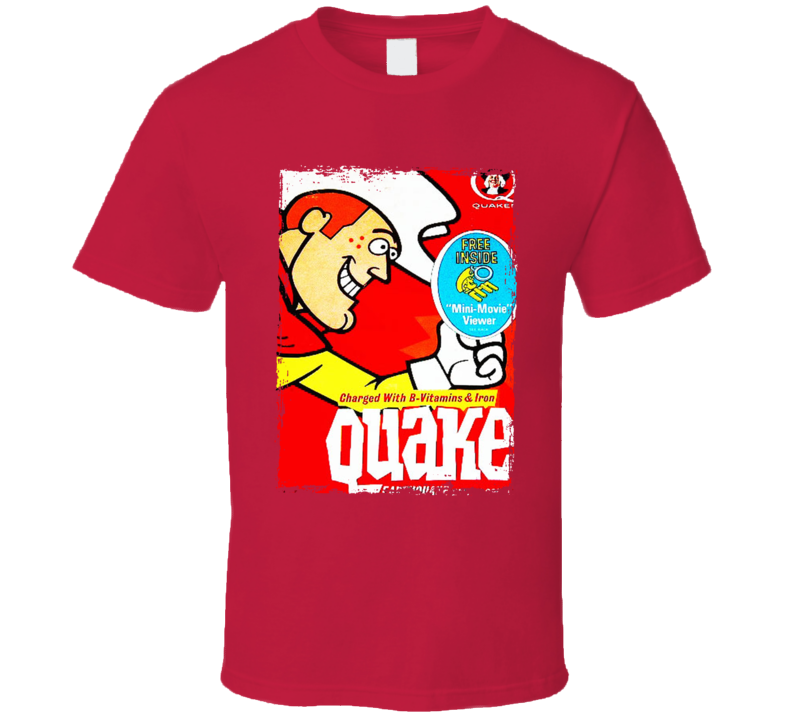 Quake Earthquake Cereal T Shirt