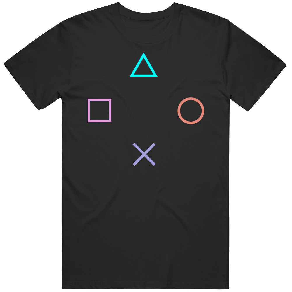 Gamer Controller Symbols T Shirt