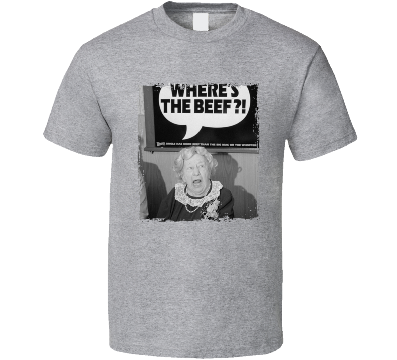 Where's The Beef Wendy's Retro Ad T Shirt