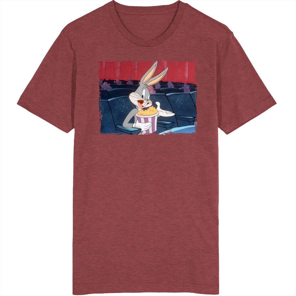 Bugs Bunny Eating Popcorn T Shirt