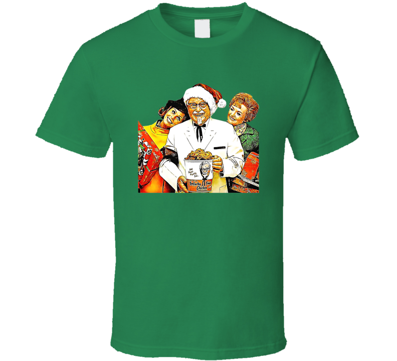 Kfc Retro Christmas Ad T Shirt
