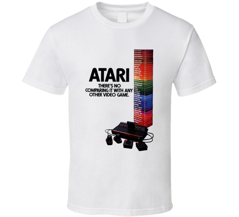 Atari Retro Video Game Console T Shirt