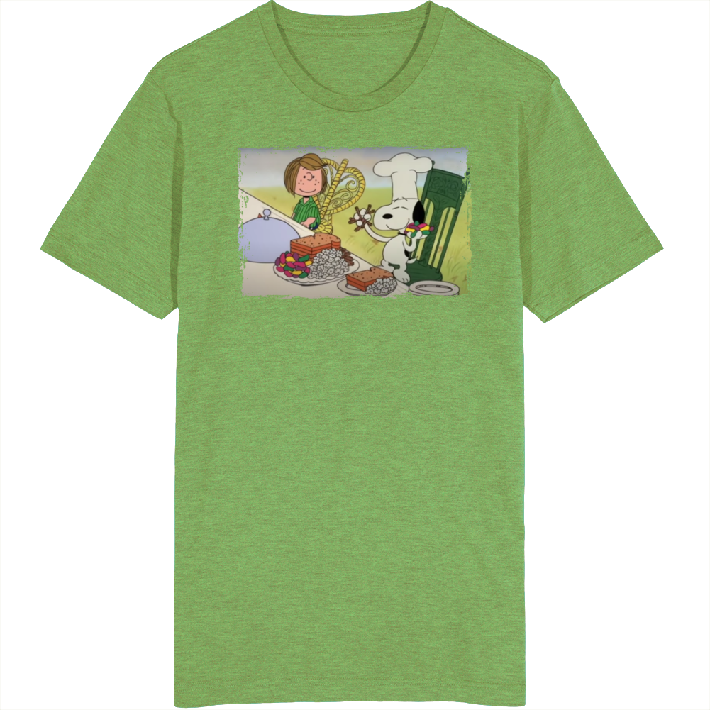 Snoopy Peppermint Patty Thanksgiving T Shirt