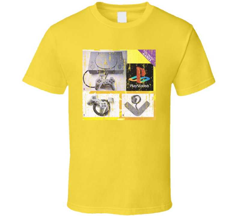 Playstation Retro Ad T Shirt