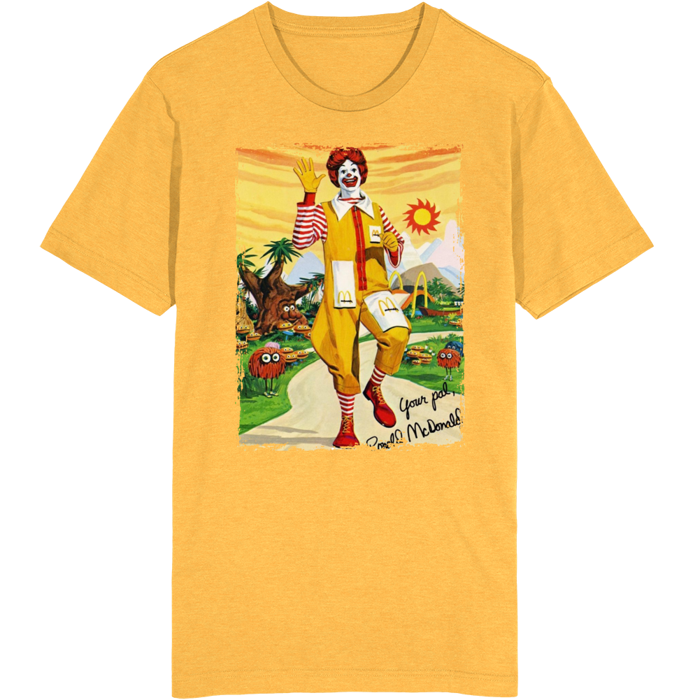 Ronald Mcdonald Restaurant Mascot T Shirt