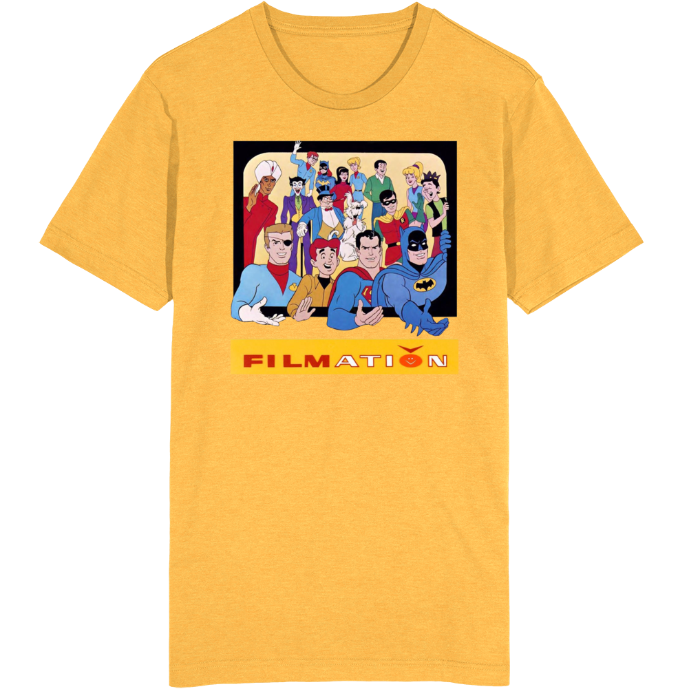 Filmnation Superheroes Cartoon Characters T Shirt