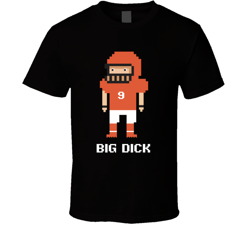 Big Dick Joe Burrow Football Tecmo 8 Bit T Shirt