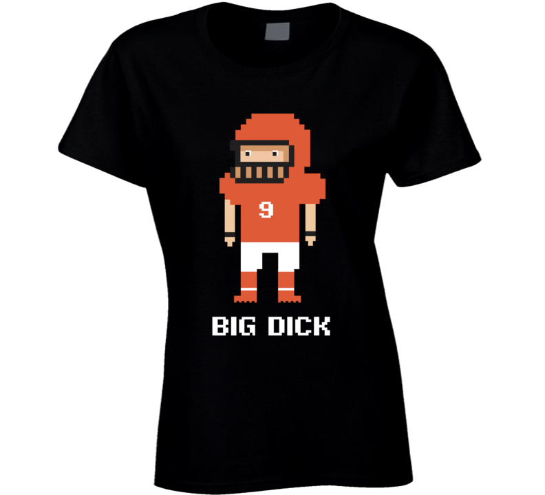 Big Dick Joe Burrow Football Tecmo 8 Bit Ladies T Shirt