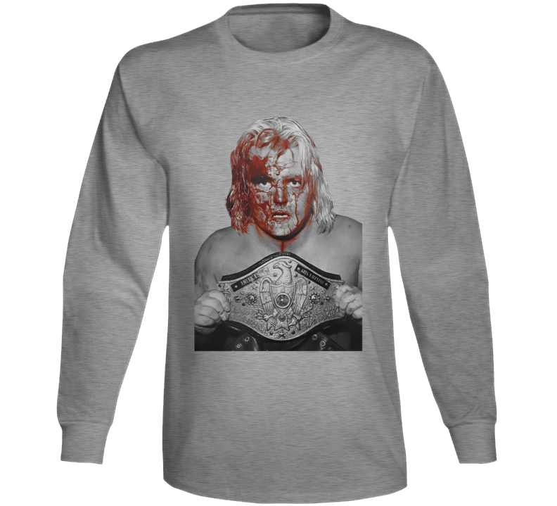 Greg The Hammer Valentine Bloody Face Long Sleeve T Shirt