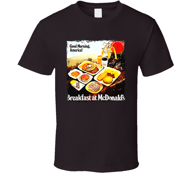 Fast Food Breakfast McDs T Shirt