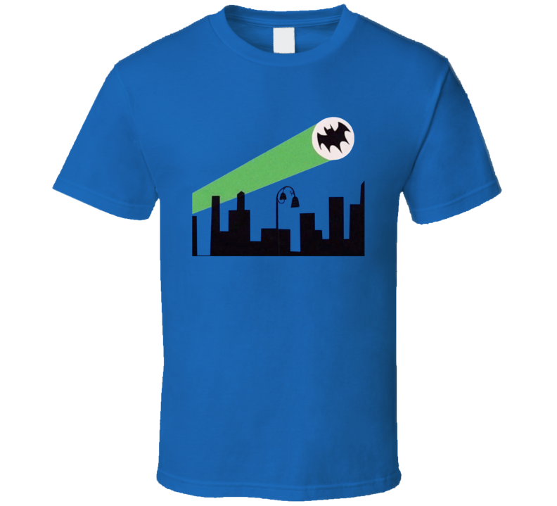 Batman Signal Gotham City Cartoon T Shirt