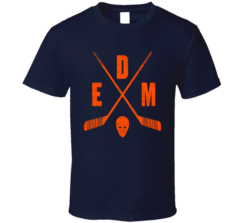 Edm Edmonton Retro Hockey T Shirt