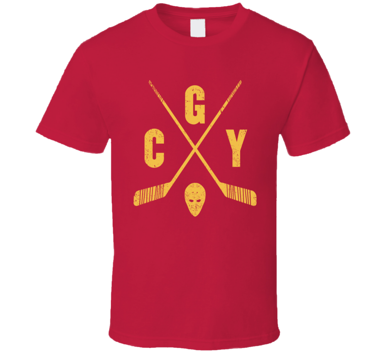 Cgy Calgary Retro Hockey T Shirt
