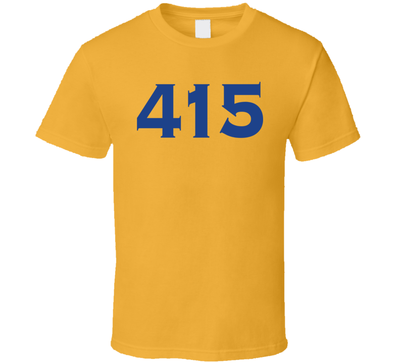 415 Area Code Golden State T Shirt