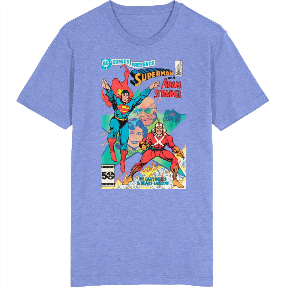Superman And Adam Strange Comic Issue 82 T Shirt