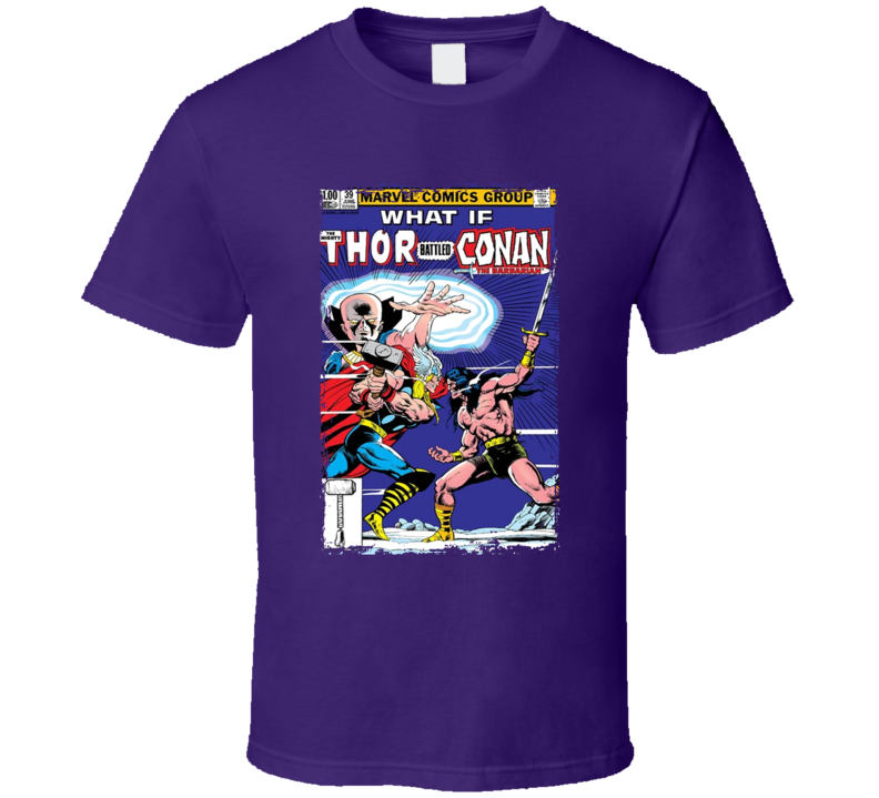 What If Thor Battled Conan Comic Issue 39 T Shirt