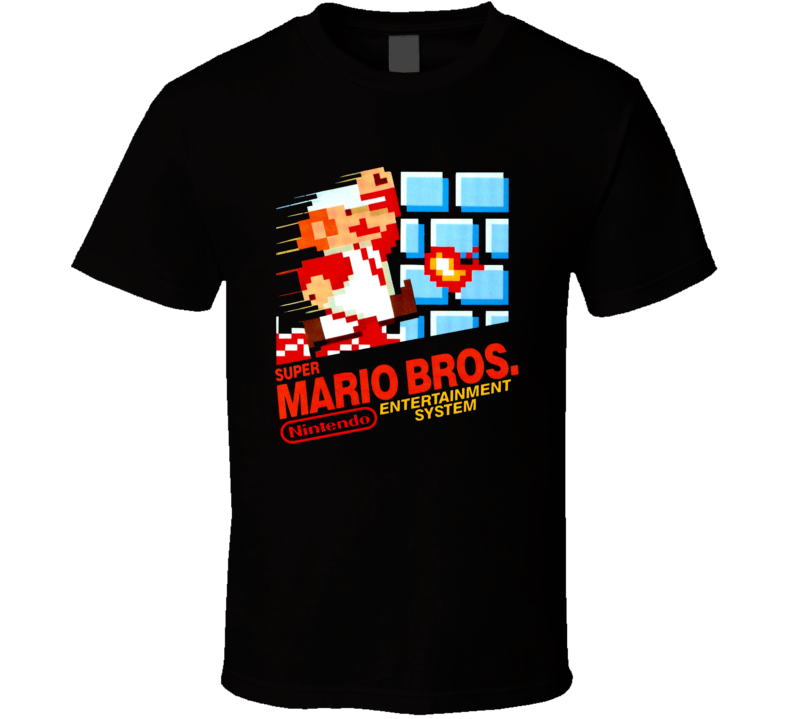 Super Mario Bros Retro Video Game T Shirt