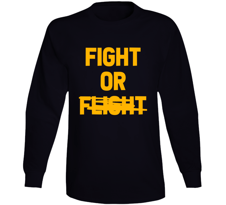 Fight Or Flight Mma Boxing Long Sleeve T Shirt
