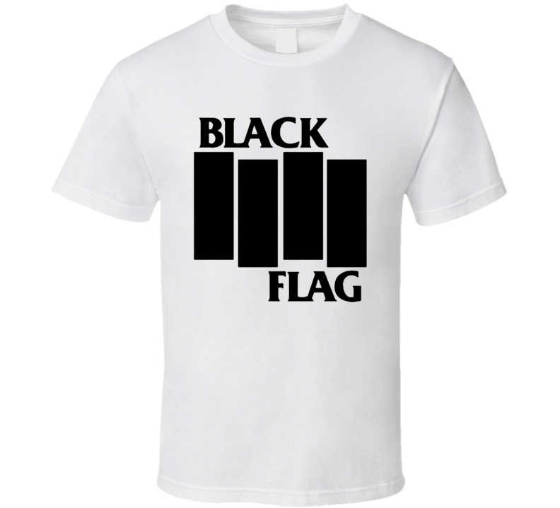 Black Flag 70s Punk Rock Band T Shirt