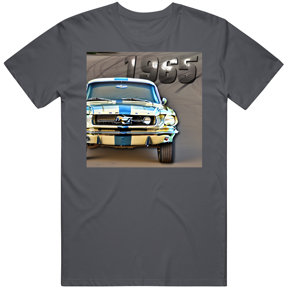1965 Mustang Track Run Classic T Shirt