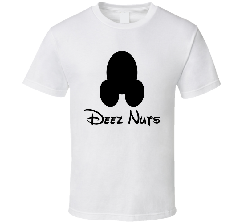 Deez Nuts Upside Down Mickey Mouse Parody T Shirt