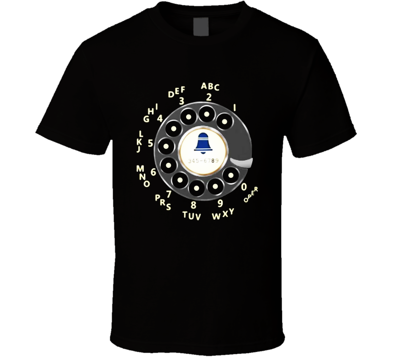 Rotary Dial Telephone T Shirt
